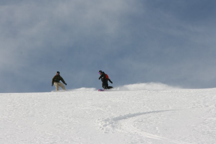 Heliski Riksgränsen 5 maj 2009. Foto: Andreas Bengtsson