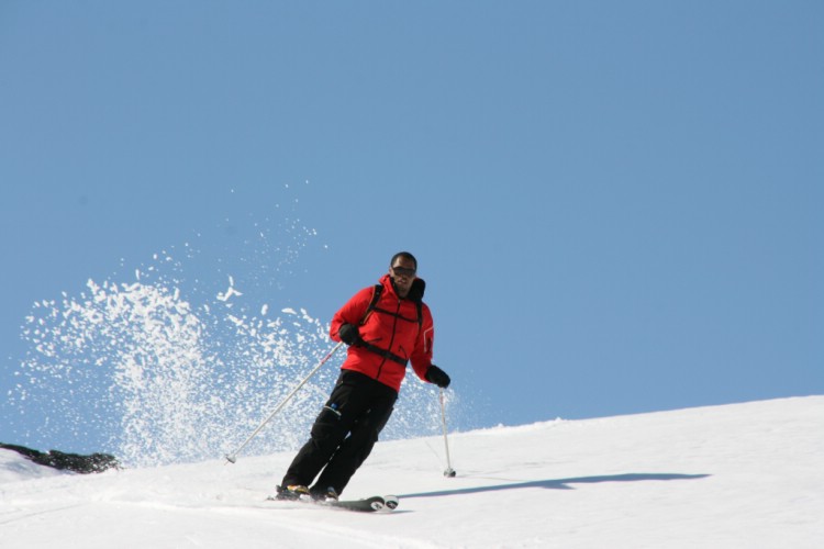 Heliski Riksgränsen 17 maj 2009. Foto: Andreas Bengtsson